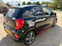Used Kia Picanto GT-Line 66 HP (48 kW) 2018 Black Hatchback
