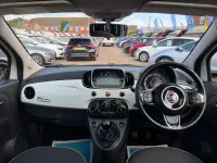Used Fiat 500 Lounge 69 HP (50 kW) 2017 White Hatchback