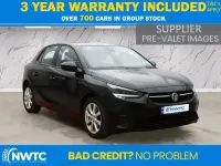 Used Vauxhall Corsa Design Edition 75 HP (55 kW) 2022 Black Hatchback