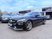 Used Mercedes C220 AMG line 2018 Black Coupe