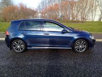 Used VW Golf VII R-line 2016 Blue Hatchback
