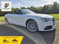 Used Audi A5 Cabriolet S-Line 148 HP (108 kW) 2016 White Cabriolet