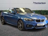 Used BMW 218 M Sport 150 HP (110 kW) 2018 Blue Cabriolet