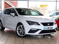 Used Seat Leon FR 125 HP (91 kW) 2018 White Hatchback