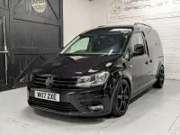Used VW Caddy Black Edition 102 HP (75 kW) 2017 Black MPV