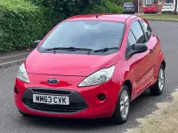 Begagnad Ford Ka Studio 69 HK (50 kW) 2013 Röd Halvkombi