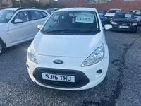 Used Ford Ka 69 HP (50 kW) 2015 White Hatchback