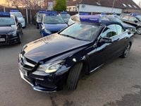 Used Mercedes E200 AMG line 2014 Blue Cabriolet