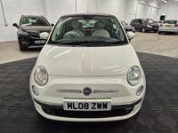 Used Fiat 500 Lounge 69 HP (50 kW) 2008 White Hatchback