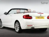 Used BMW 220 Luxury Line 187 HP (137 kW) 2015 White Cabriolet