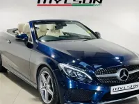Usado Mercedes C200 AMG line 184 HP (135 kW) 2018 Azul Cabrios