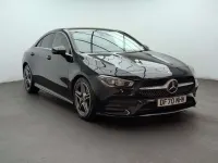 Used Mercedes CLA200 AMG line 163 HP (119 kW) 2021 Black Coupe