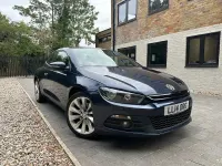 Used VW Scirocco GT 177 HP (130 kW) 2014 Blue Coupe