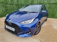 Used Toyota Yaris Hybrid Design 2022 Blue Hatchback