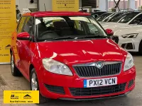 Used Skoda Fabia SE 86 HP (63 kW) 2012 Red Hatchback