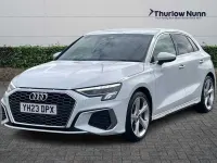 Used Audi A3 Sportback S-Line 110 HP (80 kW) 2023 White Hatchback