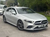 Begagnad Mercedes A200 AMG line 150 HK (110 kW) 2021 Silver Halvkombi