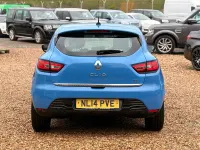 Used Renault Clio IV Dynamique 90 HP (66 kW) 2014 Blue Hatchback