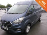 Used Ford Transit Custom Limited 170 HP (125 kW) 2018 Blue Van