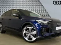 Used Audi Q4 Sportback e-tron Black Edition 210 kW (286 HP) 2024 Blue SUV