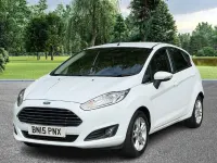 Used Ford Fiesta Zetec 100 HP (73 kW) 2015 White Hatchback