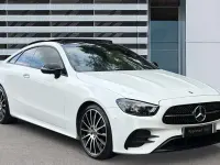Used Mercedes E300 AMG line 258 HP (189 kW) 2021 White Coupe