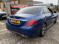 Used Mercedes C200 AMG Line Premium 2020 Blue Sedan