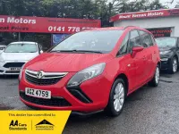 Used Vauxhall Zafira Design Edition 140 HP (102 kW) 2016 Red MPV