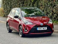 Used Toyota Yaris Hybrid 2017 Red Hatchback