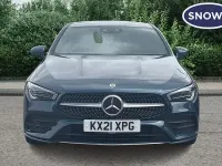 Used Mercedes CLA220 AMG line 190 HP (139 kW) 2021 Blue Coupe