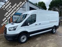 used Ford Transit LWB MED/R L3 H2 350 LEADER ECOBLUE 130BHP WITH AIR CON 66K MILES