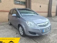 Used Vauxhall Zafira Design Edition 115 HP (84 kW) 2010 Silver MPV
