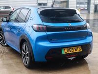 Used Peugeot e-208 GT 98 kW (134 HP) 2020 Blue Hatchback