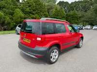 Used Skoda Yeti GreenLine 105 HP (77 kW) 2013 Red SUV
