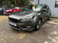 Used Ford Focus ST-Line 125 HP (91 kW) 2017 Grey Hatchback