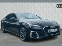 Used Audi A5 S-Line 200 HP (147 kW) 2024 Black Hatchback