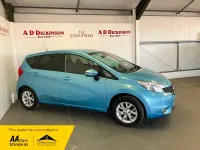 Used Nissan Note Acenta Premium 78 HP (57 kW) 2016 Blue Hatchback