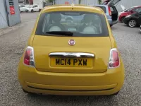 Used Fiat 500 69 HP (50 kW) 2014 Yellow Hatchback