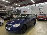 Used Skoda Fabia 70 HP (51 kW) 2009 Blue Hatchback