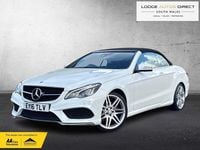 Used Mercedes E220 AMG line 2016 White Cabriolet