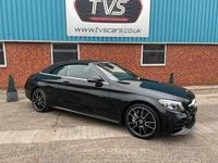 Used Mercedes C300 AMG Line Premium 245 HP (180 kW) 2019 Black Cabriolet
