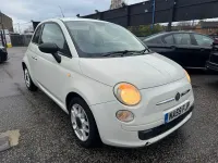Used Fiat 500 Pop 69 HP (50 kW) 2009 White Cabriolet