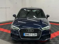 Used Audi A3 S-Line 150 HP (110 kW) 2017 Blue Hatchback