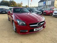 Used Mercedes SLK250 AMG 204 HP (150 kW) 2015 Red Cabriolet