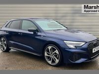 Used Audi A3 Black Edition 147 HP (108 kW) 2023 Blue Sedan