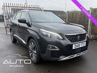 Used Peugeot 5008 Premium 129 HP (94 kW) 2018 Black Hatchback