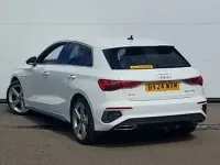 Used Audi A3 S-Line 110 HP (80 kW) 2024 White Hatchback