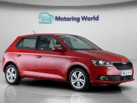 Used Skoda Fabia SE 75 HP (55 kW) 2019 Red Hatchback
