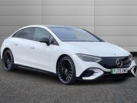Used Mercedes EQE350 AMG line 214 kW (292 HP) 2025 Opalite white bright Sedan