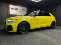 Used Audi A1 Sportback Black Edition 150 HP (110 kW) 2021 Yellow Hatchback